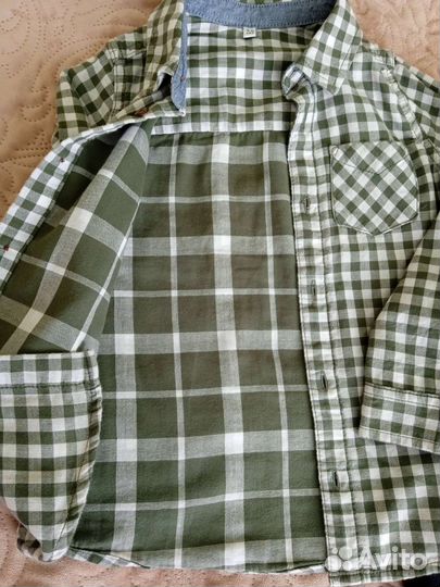 Рубашка для мальчика на рост 110-116