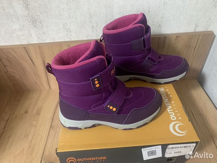 Ботинки детские утепленные 34 размер