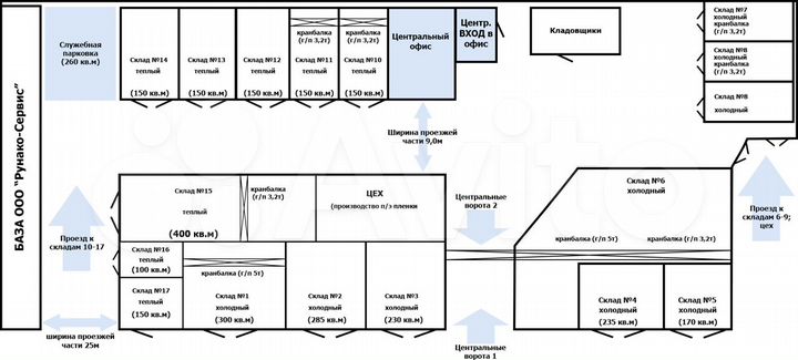 Склад временного хранения, 5 м²