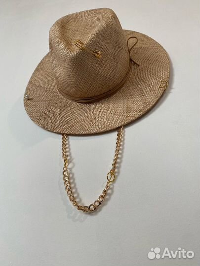 Шляпа женская соломенная