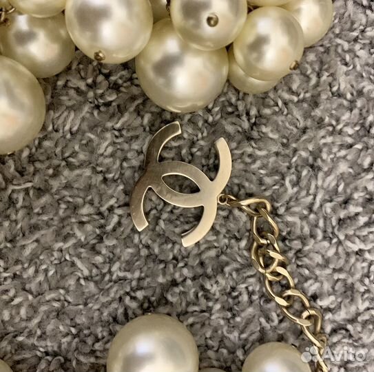 Ожерелье Chanel жемчужное