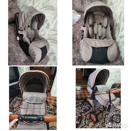 Прогулочная коляска 3 в 1