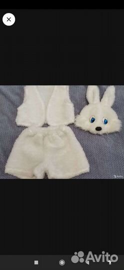 Новогодний костюм для мальчика зайчика