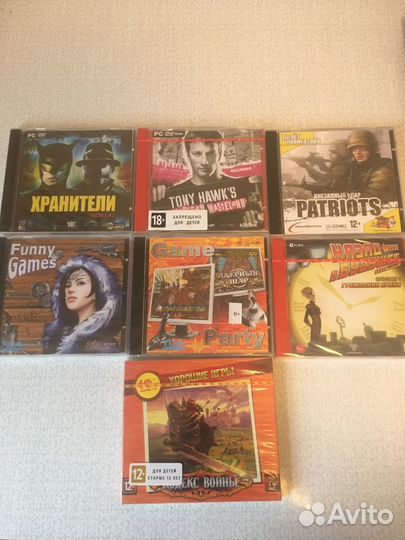 Лицензионные игры для PC (7 дисков)
