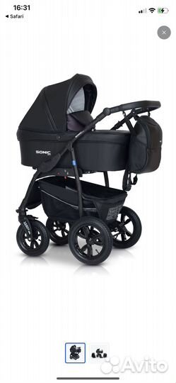 Коляска verdi sonic plus 3 в 1