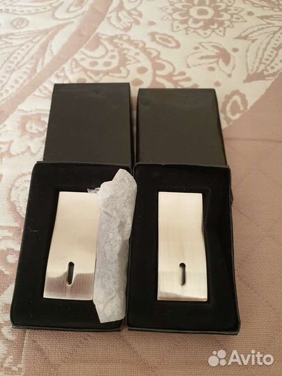 Зажим для денег серебро металл