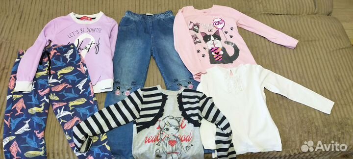 Детские вещи пакетом для девочек 128