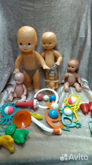 Игрушки. Куклы. Пупсики. СССР