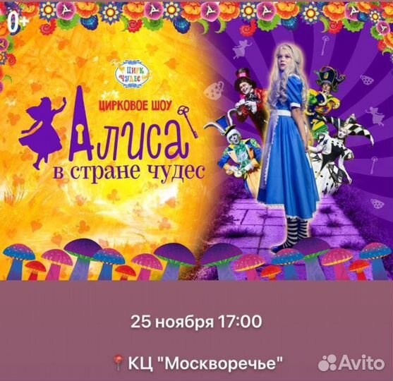Билеты в цирк чудес со скидкой