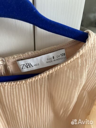 Зефирная кофта рост 128 см. zara для девочки