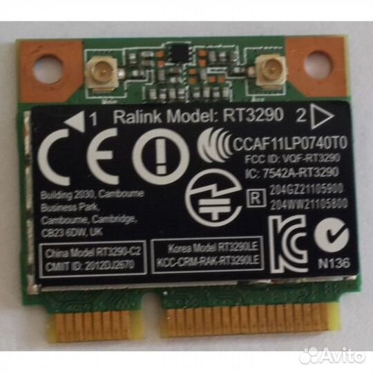 Wifi адаптер HP g6-2200sr