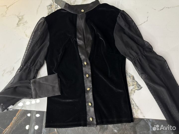 Блуза бархатная