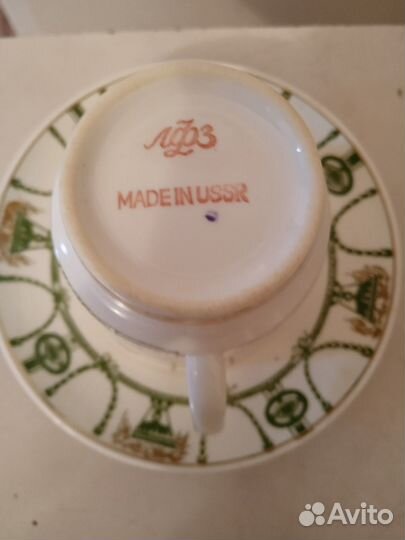 Кофейные чашки Китай 6 пар + пара лфз