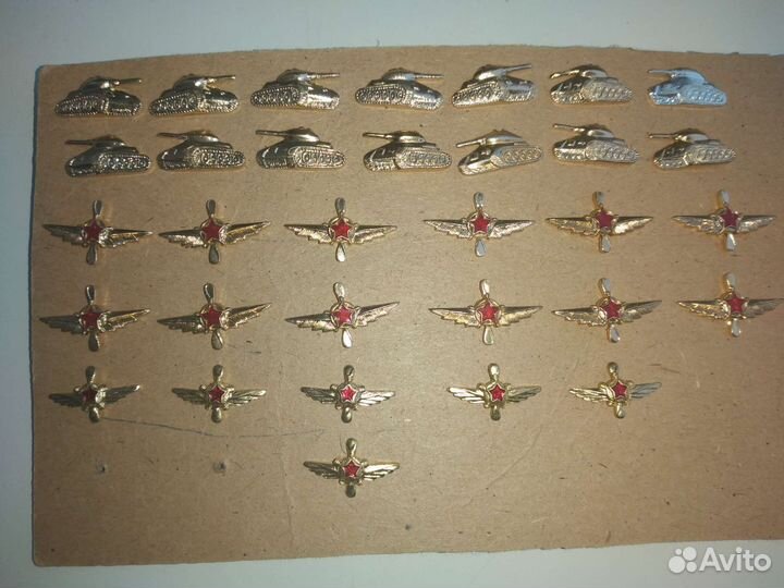 Эмблемы петличные СССР на погоны и петлицы