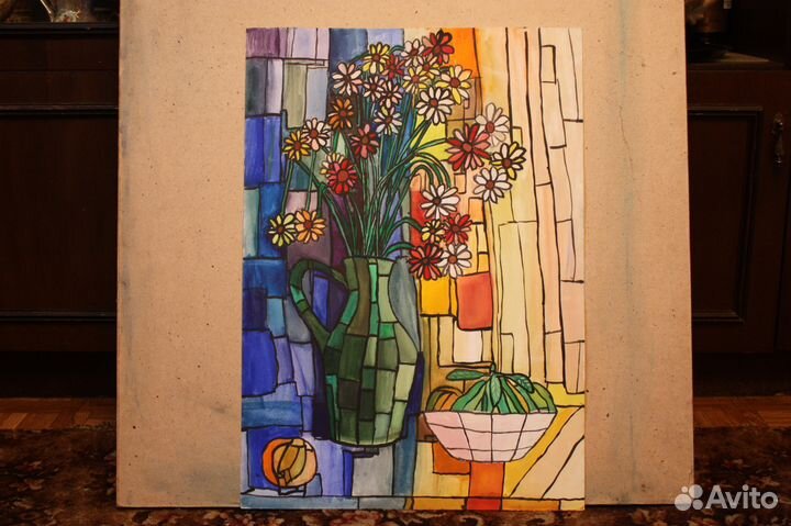 Картина гуашью. Только самовывозом