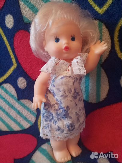 Новая кукла Светлана Кругозор СССР. Этикетка. 20см