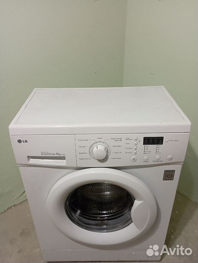 Стиральная машина LG direct drive узкая 4кг