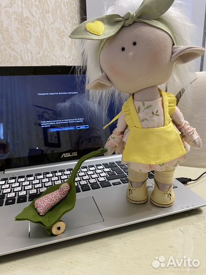 Кукла интерьерная(игровая) ручной работы