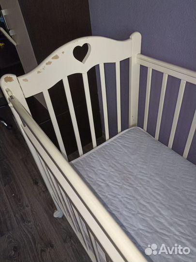 Детская кроватка качалка
