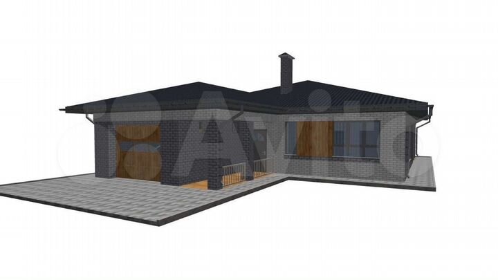 Коттедж 155 м² на участке 7,5 сот.