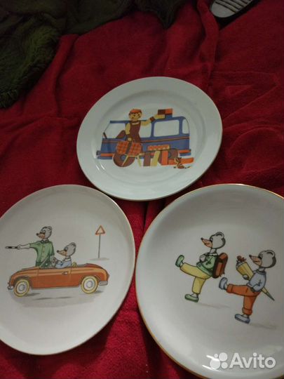 Тарелки детские гдр винтаж