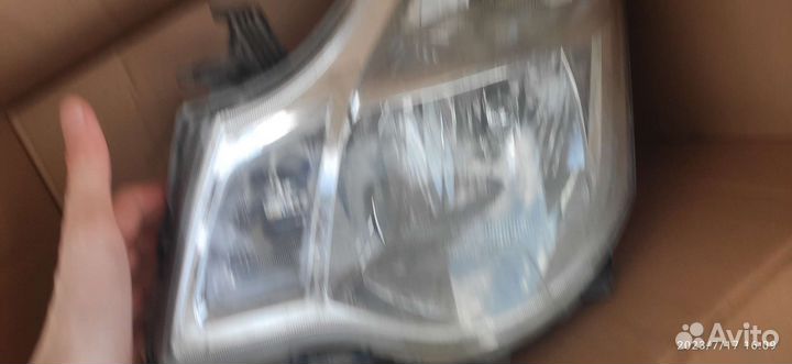 Фара левая nissan almera g15 с автокорректором