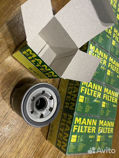 Фильтр масляный mann W 67/1