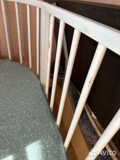 Детская овальная кроватка доствка бесплатная