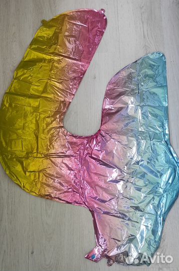 Фольгированный шар цифра 4