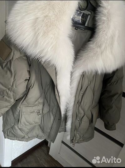 Парка с натуральным мехом