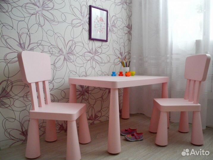 Столы и стулья Икея детские