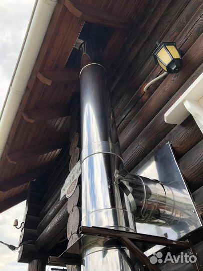 Труба для дымоходов и вентиляции диаметр 80-200мм