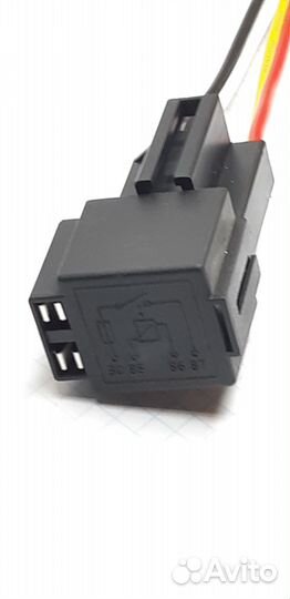 Реле 4 контакта с предохранителем 30А с колодкой