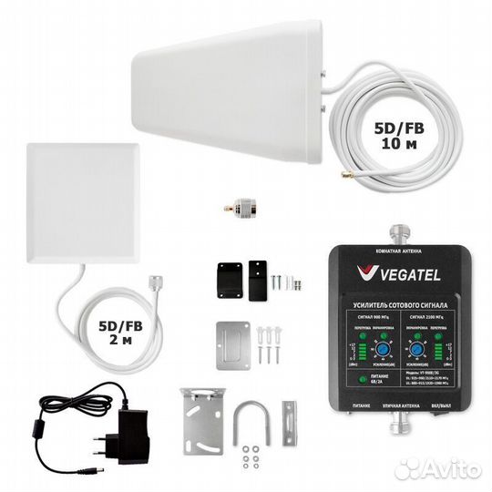 Комплект vegatel VT-900E/3G-kit (дом, LED)