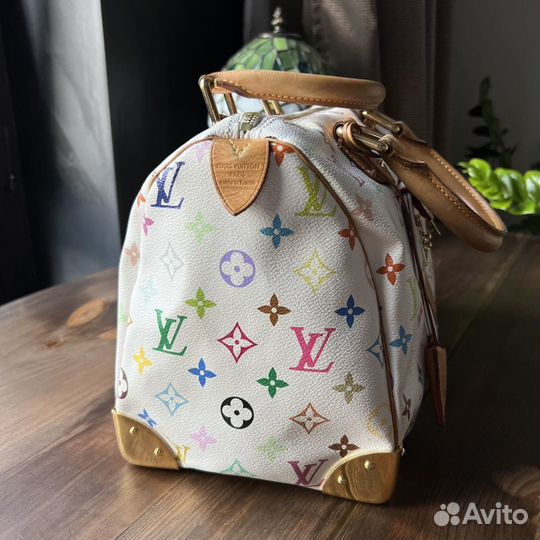 Сумка Louis Vuitton speedy Murakami оригинал