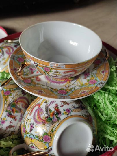 Чайные пары, стаканы, вазы