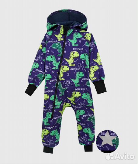 Демисезонный комбинезон софтшелл 98,110, ielm