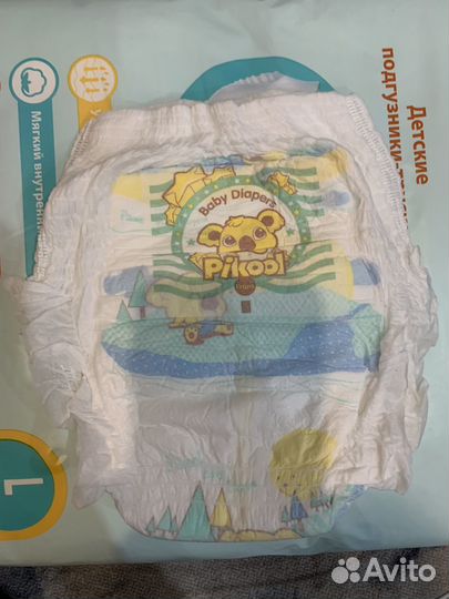 Детские Подгузники трусики L (11-16 кг) 54 шт