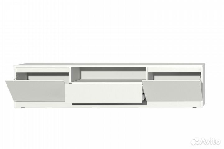 Тумба под тв Хилтон (белая)