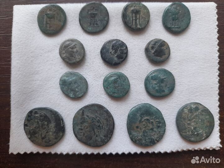 Редкие,медные монеты античной греции и не только