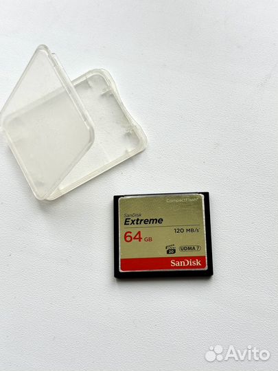 Карта памяти SanDisk Extreme CF Compact flash 64Gb