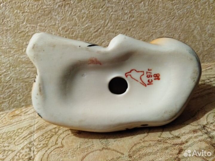 Тигрёнок фарфор Дулево