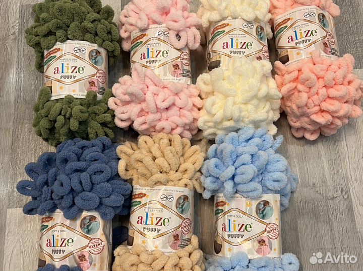 Пряжа alize puffy