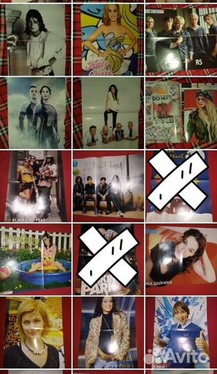 Плакаты/ постеры 100 штук