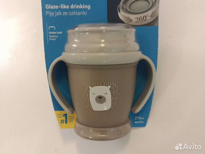 Поильник-кружка lovi 360 новый в упаковке