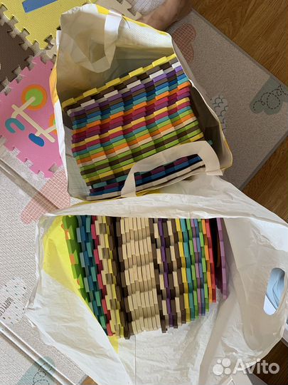 Детский коврик для ползания пазл