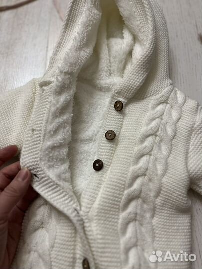 Комбинезон зимний baby go шапка и костюм