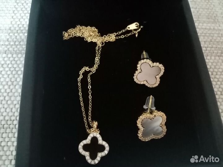 Серьги + кулон