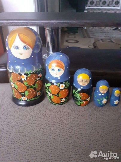 Матрешки русские набором 5шт