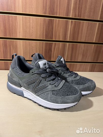Кроссовки new balance 574 серые